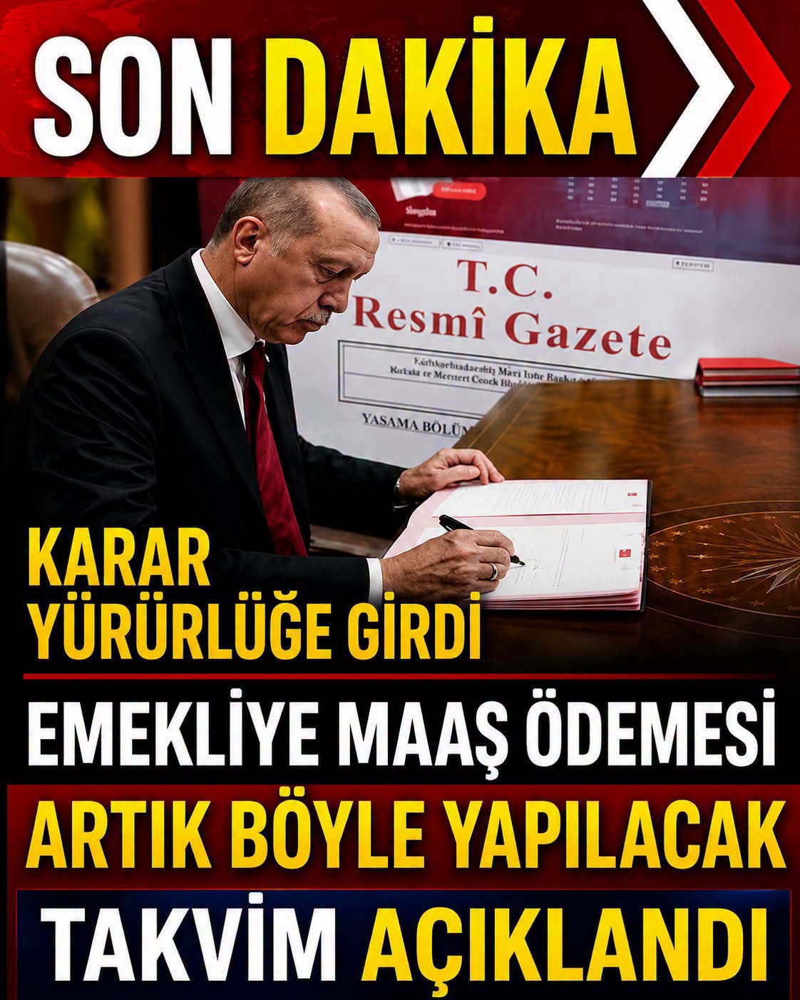 Emekli maaş ödemelerine ilişkin yeni uygulama geldi