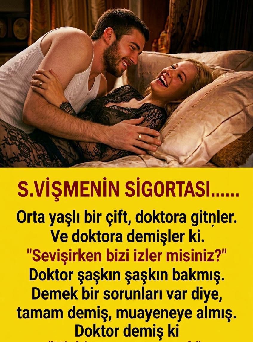 Orta yaşlı bir çift, Doktora gitmişler fıkrası