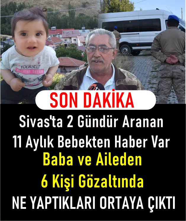  Sivas'ta kayıp çocuk ile ilgili iddia