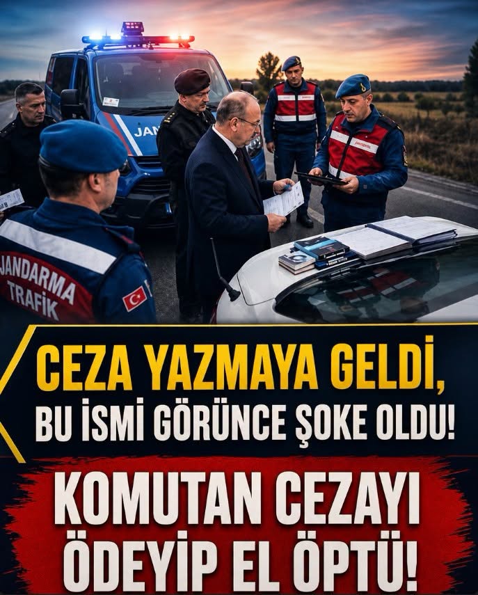Komutan Ceza Yazarken İsmi Görünce Donakaldı