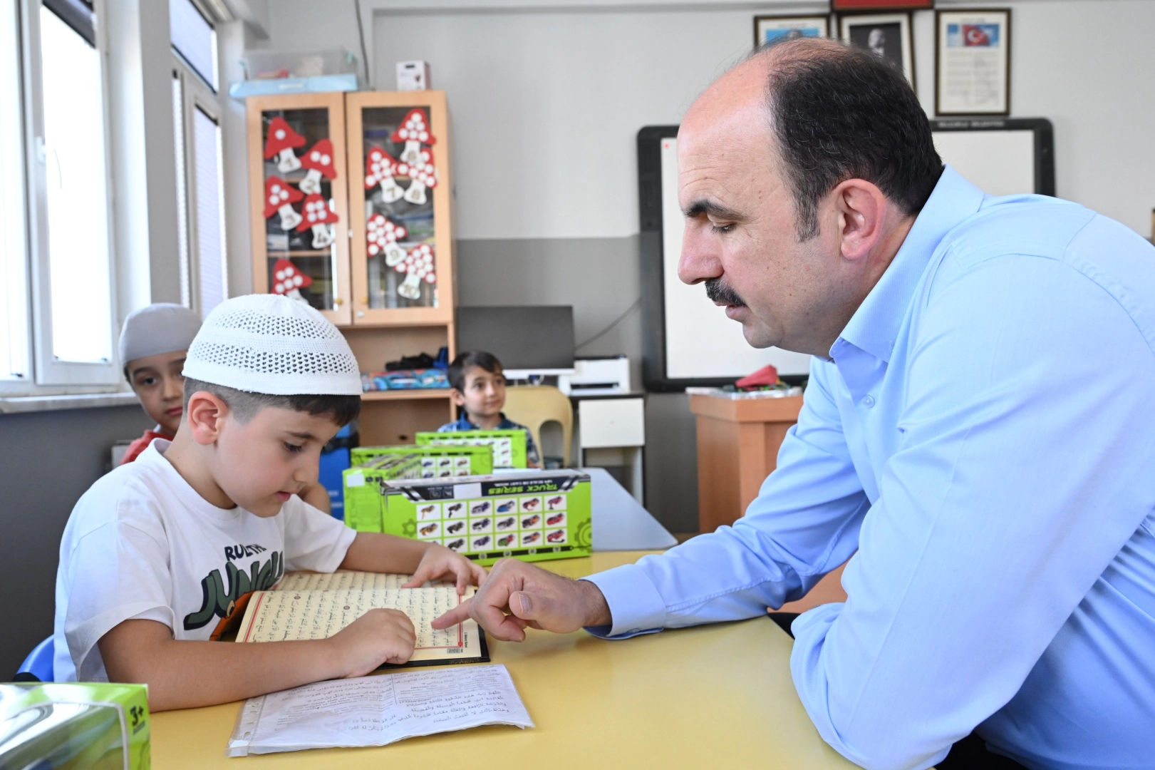 Başkan Uğur İbrahim Altay, Halit Eroğlu Kur’an Kursu Öğrencileriyle Bir Araya Geldi