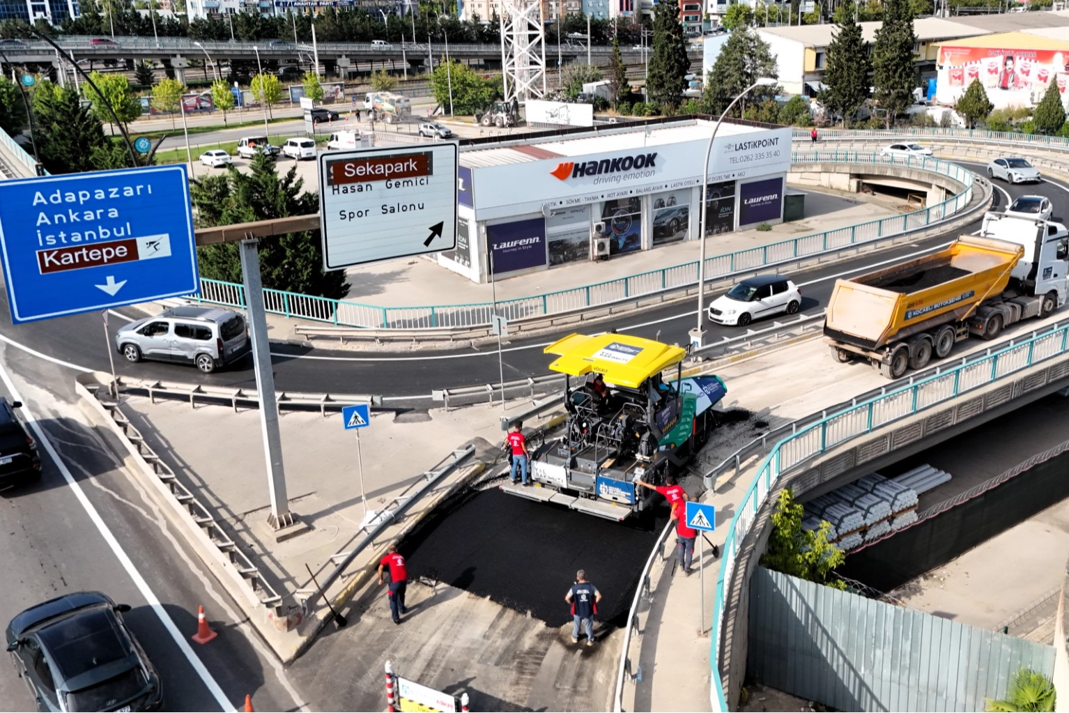 Kocaeli’de 15 Temmuz Kavşağı’nda Yol Konforu Yenilendi