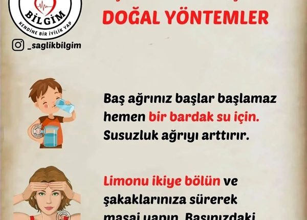 Baş Ağrısına Ne İyi Gelir? Baş Ağrısını Ne Geçirir? Baş Ağrısını Geçiren Doğal Yöntemler