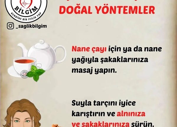 Baş Ağrısına Ne İyi Gelir? Baş Ağrısını Ne Geçirir? Baş Ağrısını Geçiren Doğal Yöntemler